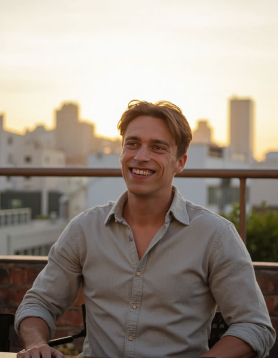 Rooftop cafe