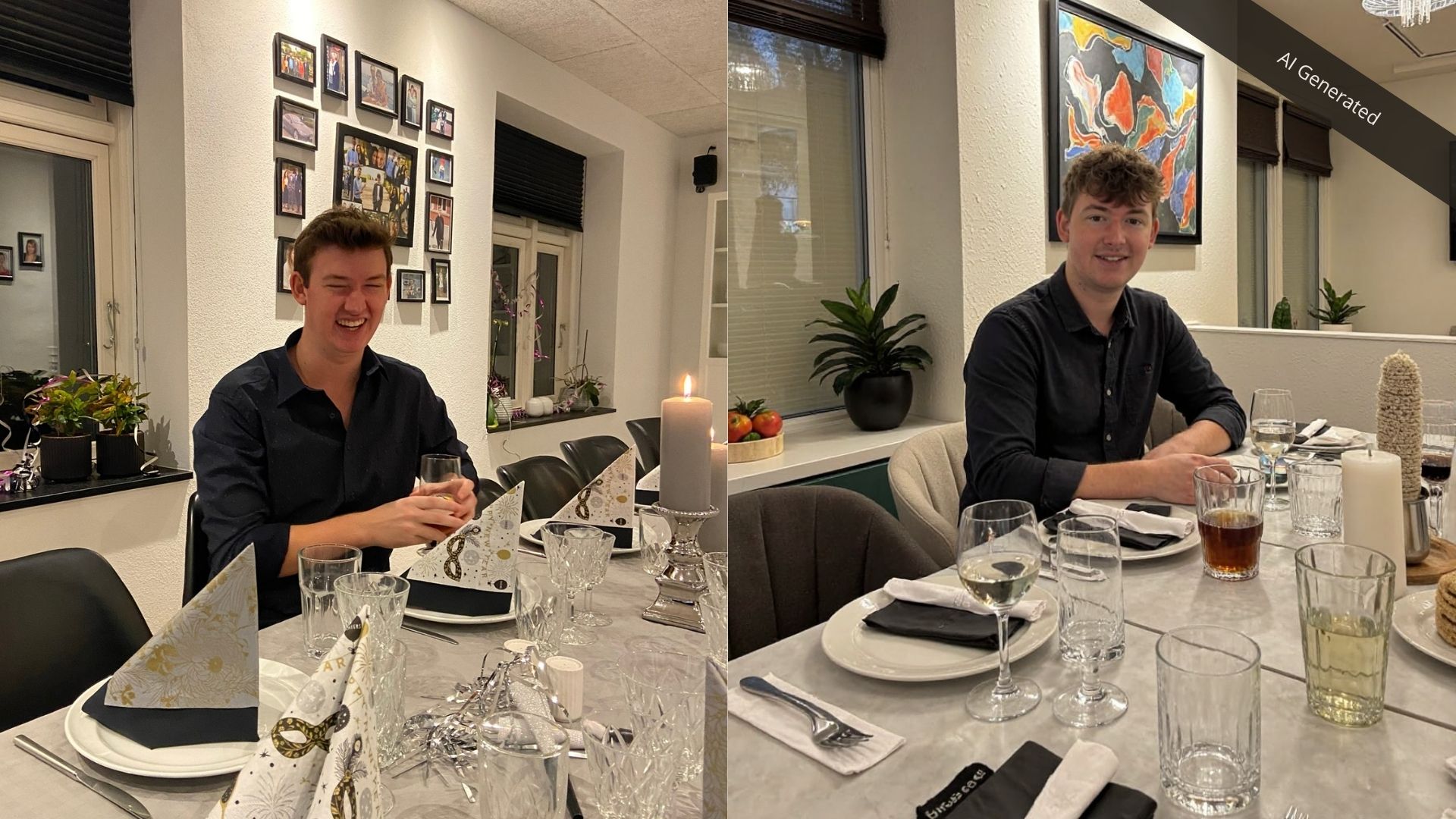 Man ai Enchanced indoor restaurant