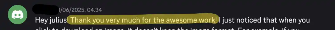 User review