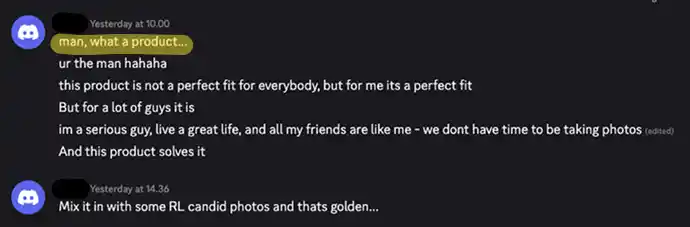 User review